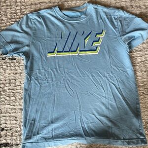 Nike Sky Blue Tee with Bold Logo